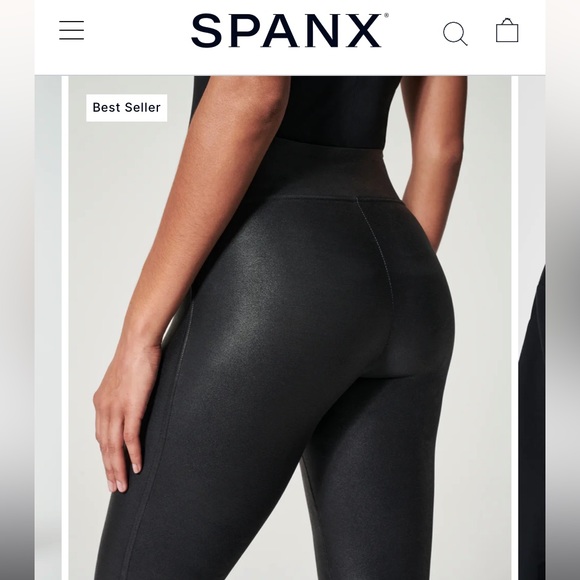 SPANX Bestselling Faux Leather Pants - Picture 3 of 5